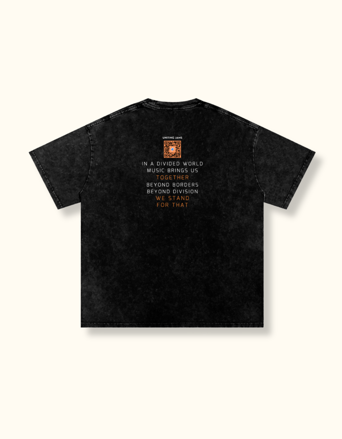 Snow washed oversized t-shirt