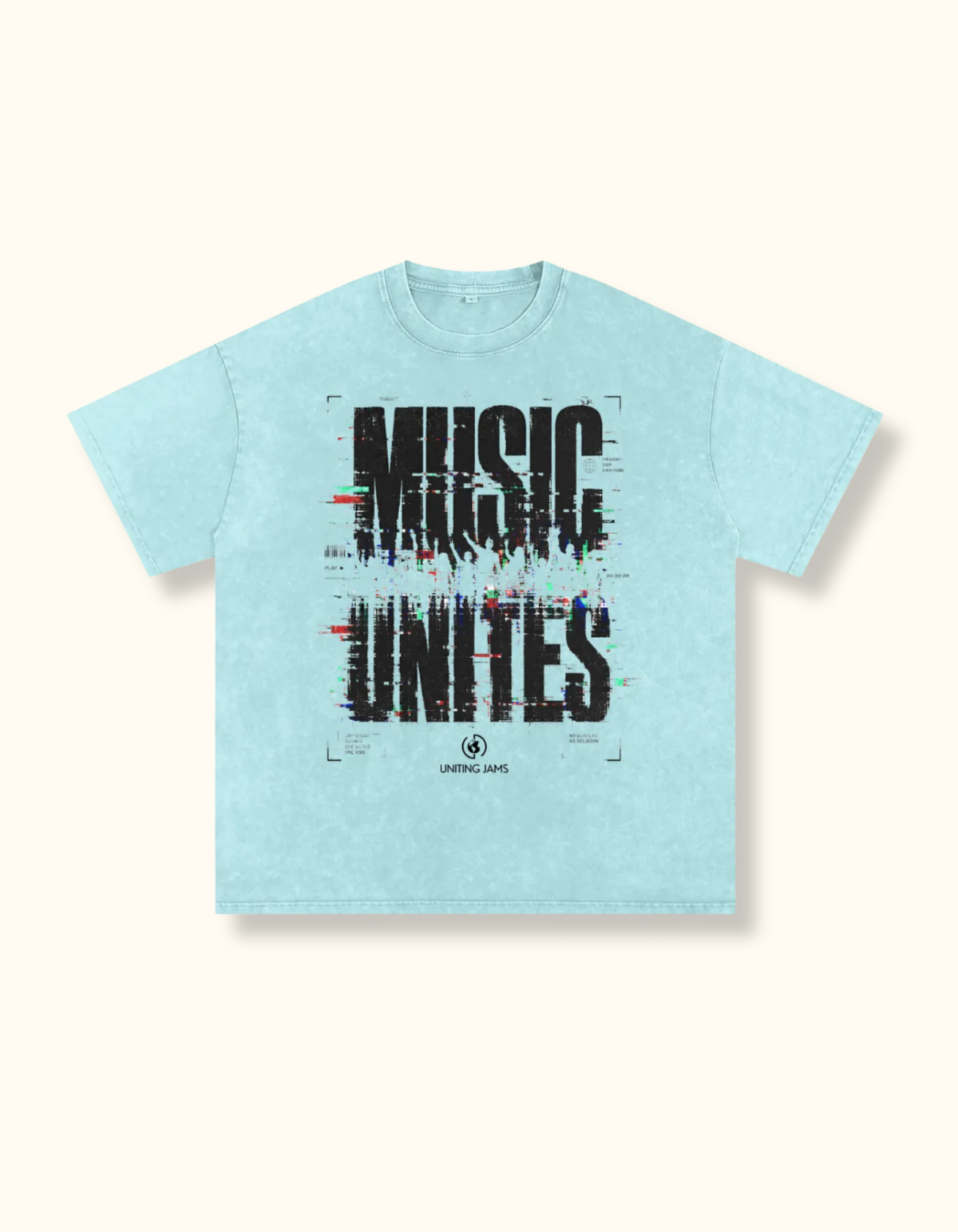 Snow washed oversized t-shirt