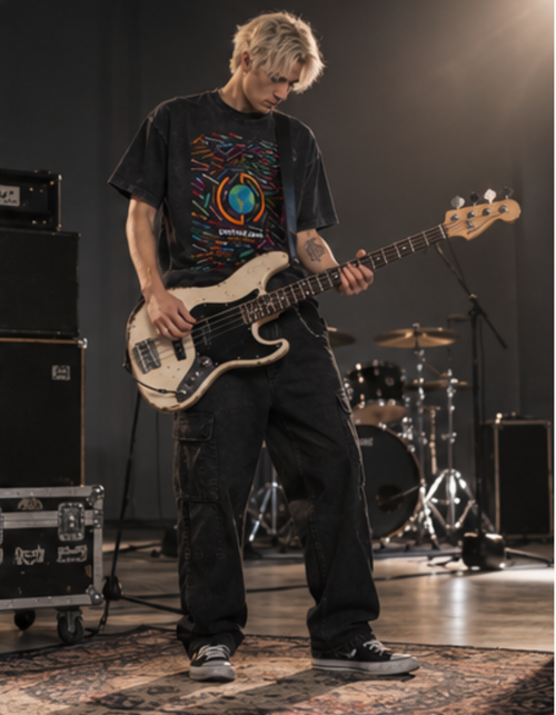 Snow Washed Oversize T-Shirt 3