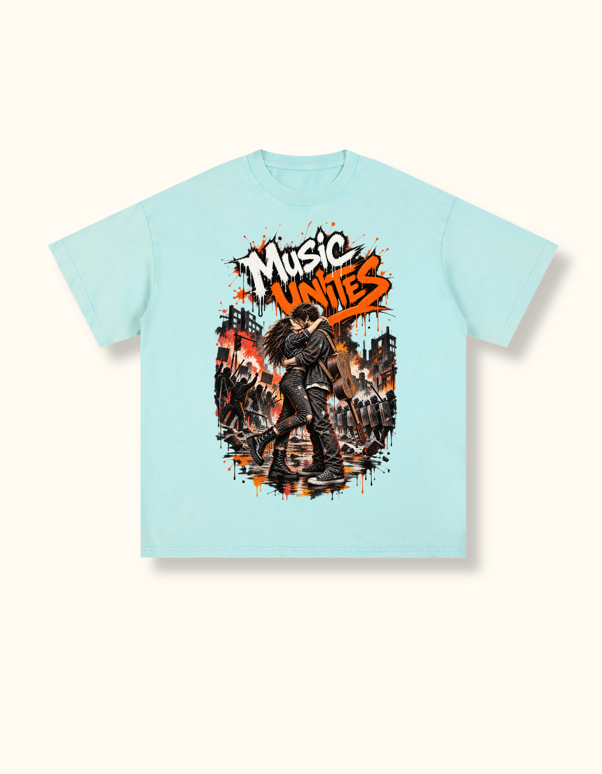 Snow Washed Oversize T-Shirt 4