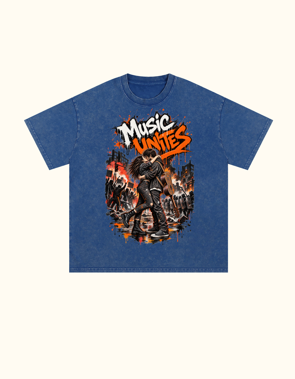 Snow Washed Oversize T-Shirt 4